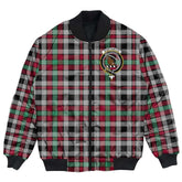 Clan Borthwick Ancient Tartan Crest Bomber Jacket ZF75 Clan Borthwick (Borthwick Tartan) Tartan Bomber Jacket